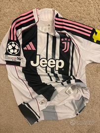 maglia Fc Juventus 2025/26 home Yildiz #10 UCL