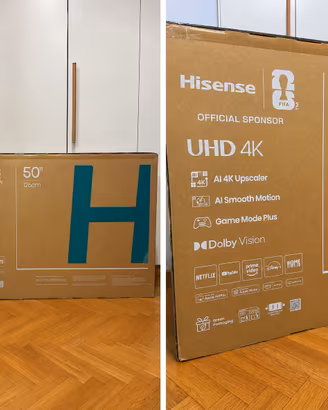 TELEVISIONE HISENSE 50A69K - NUOVA IMBALLATA