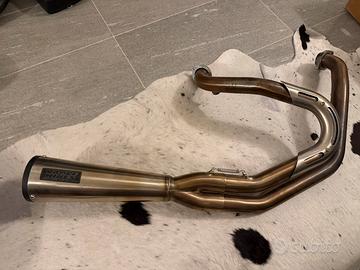 Vance & Hines Upsweep 2-into-1 Stainless Brushed