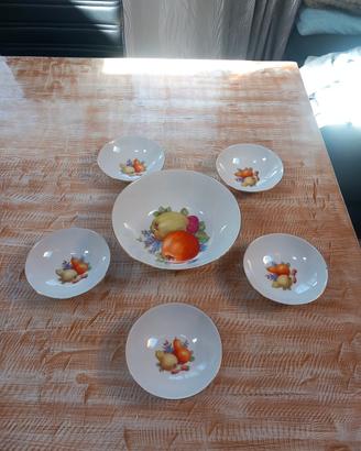 SCHUMANN ARZBERG disegni frutta set macedonia 6pz