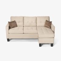 Divano moderno angolare 3 posti pouf NUOVO