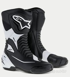 STIVALI MOTO ALPINESTARS SMX S BLACK/WHITE misura 