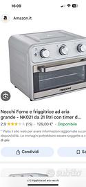Friggitrice ad aria 21 litri Necchi