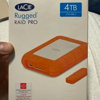 Lacie rugged raid pro 4tb usb-c/usb 3 sd card read