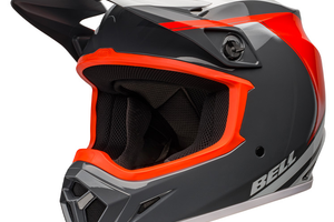 CASCO BELL MX-9 MIPS DART CHARCOAL/ARANCIO ECE06