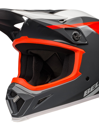 CASCO BELL MX-9 MIPS DART CHARCOAL/ARANCIO ECE06