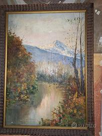 quadro ad olio vintage 