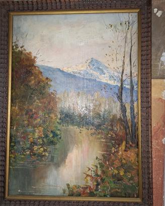 quadro ad olio vintage 