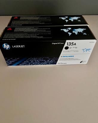 2 TONER HP LASERJET 135A W1350A NERO  ORIGINALI HP
