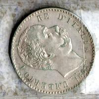 Moneta antica 2 Lire Umberto I