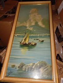 Titolo: Coppia dipinti vedute di Napoli.A.Coppola