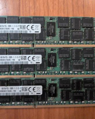 Kit 48 GB ddr3 ECC RDIMM Samsung 1600 MHz