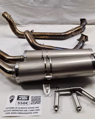SISTEMA DI SCARICO RACING SPARK PER DUCATI MONSTER