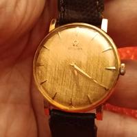 Omega 18Kt, ref 14372, cal 511, 1957, dial linen