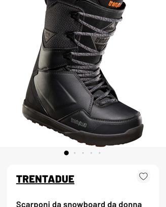 scarponi snowboard donna tg 38