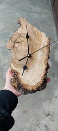 Orologio legno ulivo
