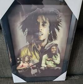 Quadro Bob Marley in stile 3D