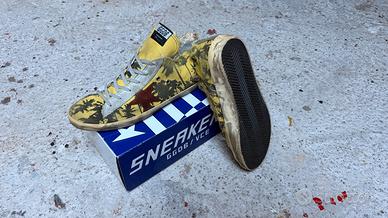 Sneakers uomo GOLDEN GOOSE, MOD. FRANCY, TG. 44