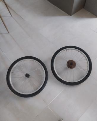 coppia di ruote da 20"