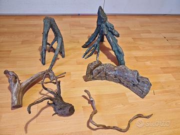 Radici resina e legni Acquario