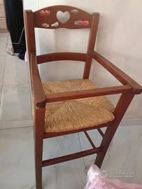 sediolina di legno per bambini 
