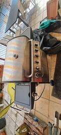 barbecue a gas Royal Food 6 fuochi+fornello+telo 