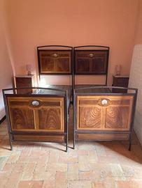 2 letti in ferro battuto