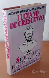 Storia della filosofia Greca Luciano De Crescenzo