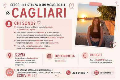 Camera/monolocale cagliari