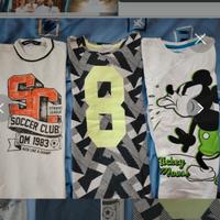 Lotto 7 t_shirts bambino 8-10 anni
