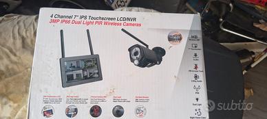 kit telecamere sorveglianza wifi e tablet 