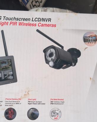 kit telecamere sorveglianza wifi e tablet 