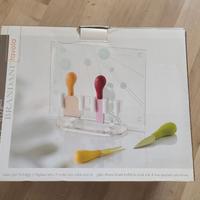 Brandani tagliere vetro 4 coltelli nuovo 