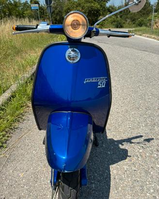 Lambretta j50 DeLuxe blu (con motore j125 3 M)-ASI