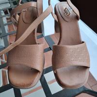 sandali con tacco a blocco