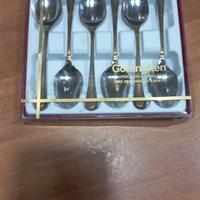 set cucchiaini Gottinghen acciaio/oro