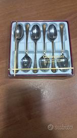 set cucchiaini Gottinghen acciaio/oro