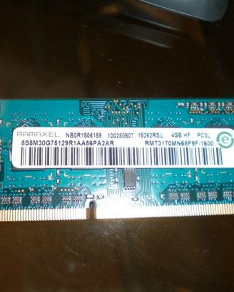 Ramaxel 4 GB di memoria rmt3170mn68f9f-1600 pc3l L