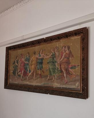 arazzo in quadro Baldassarre peruzzi e le muse 