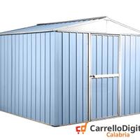Box porta attrezzi lamiera 276x260 azzurro