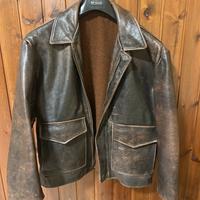 Giacca in pelle vera