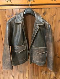 Giacca in pelle vera