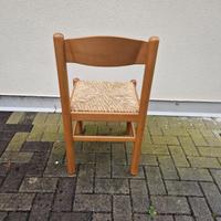 sedie in legno e paglia 