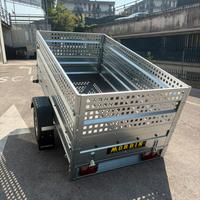 Rimorchio carrello nuovo 220x120 h 80 by morbin