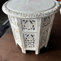 Coffee table, tavolino in legno lavorato