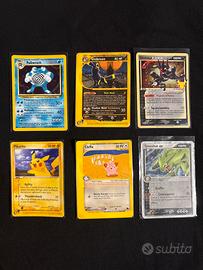 Carte pokemon vintage per info scrivermi in prvt