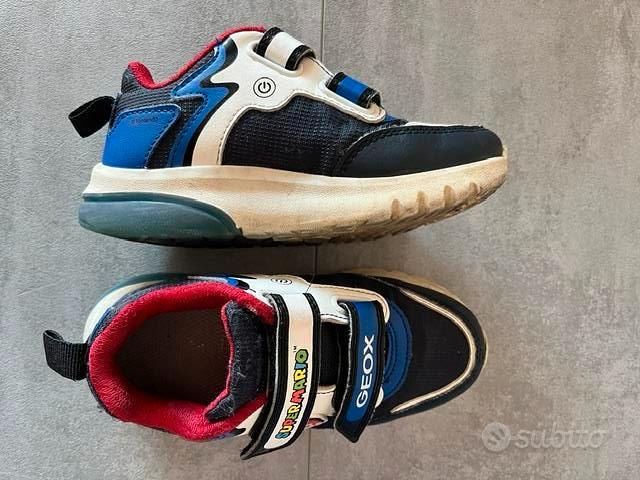 Geox Shoes Geox Sneakers Bambina Scarpe Con Lacci Geox Super Mario