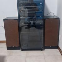 impianto hi-fi technics più casse jbl 