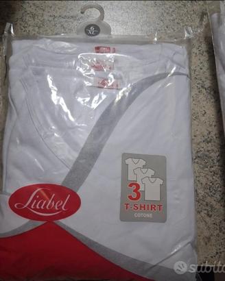 LIABEL maglietta da uomo in cotone, taglia XL