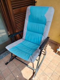 Sedia a dondolo per esterno